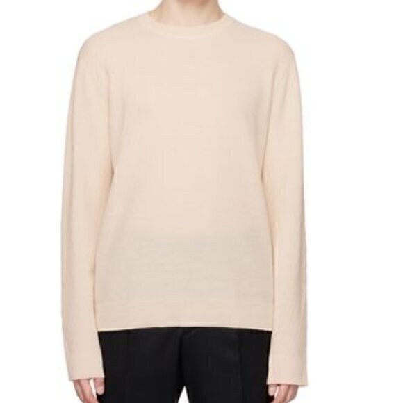 solid homme Other - Solid Homme Beige Open Work‎ Sweater - Size M Medium wool designer ssense